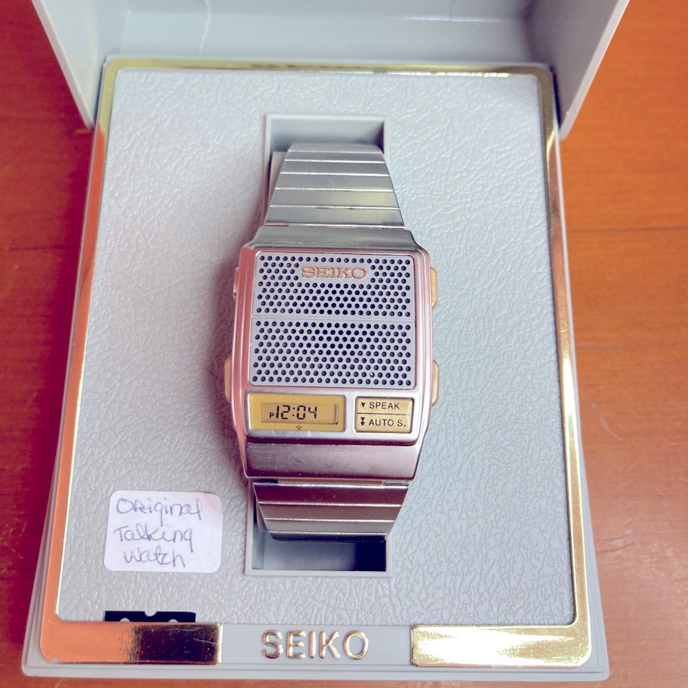 Seiko talking watch excellent condition